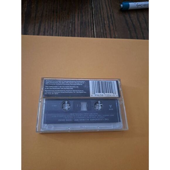 Vintage 1991 Allman Brothers Band Cassette Tape PolyGram Records Southern Rock - Picture 2 of 3